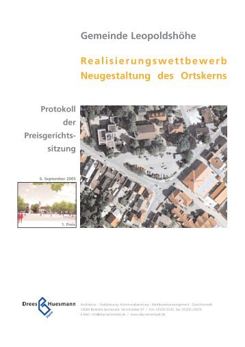 Realisierungswettbewerb Neugestaltung des ... - Dhp-sennestadt.de