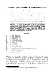 Passive flow control around a wall-mounted finite cylinder - Pegasus