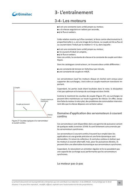 Guide Motion Control du GIMELEC - MinistÃ¨re de l'Ãducation ...
