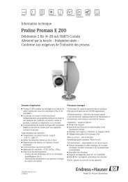 Proline Promass E 200 - PEI-FRANCE.com