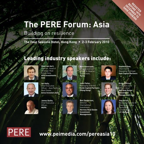 The PERE Forum: Asia - PEI Media