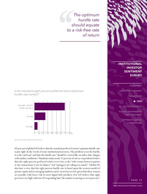 INSTITUTIONAL INVESTOR SENTIMENT SURVEy - PEI Media