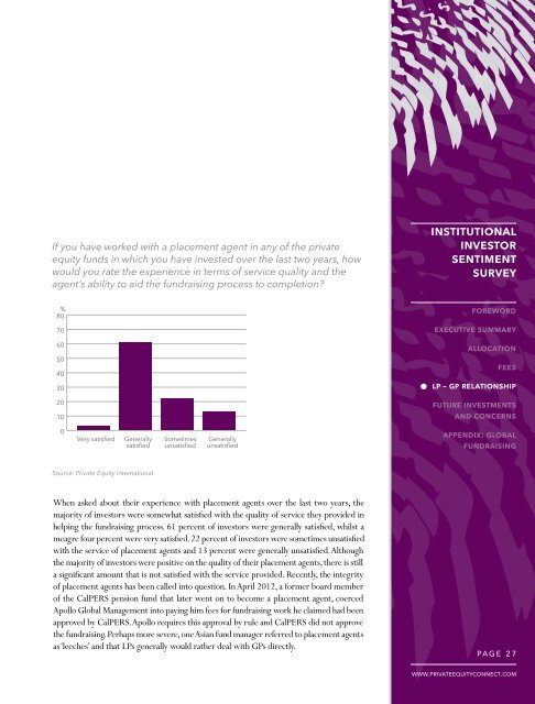 INSTITUTIONAL INVESTOR SENTIMENT SURVEy - PEI Media