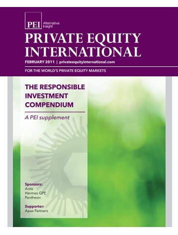 Responsible Investment Compendium - PEI Media