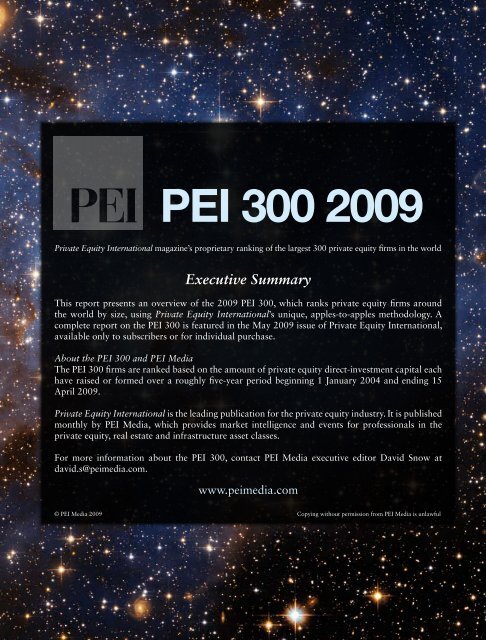 PEI 300 2009 - PEI Media