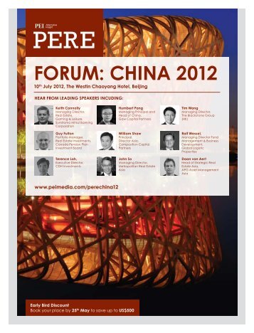 FORUM: CHINA 2012 - PEI Media