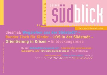 diesmal: Wegziehen aus der Südstadt? – Runder Tisch für ... - Peine