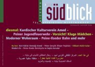 diesmal: Kurdischer Kulturverein Amed - Peine