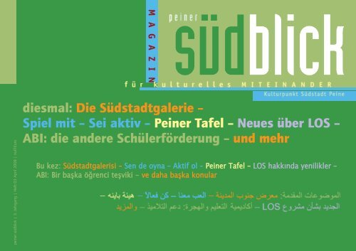 Peiner Tafel A Neues A Ber Los