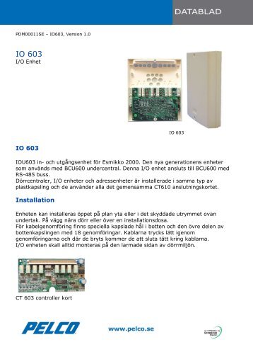PDM00011SE - IO603