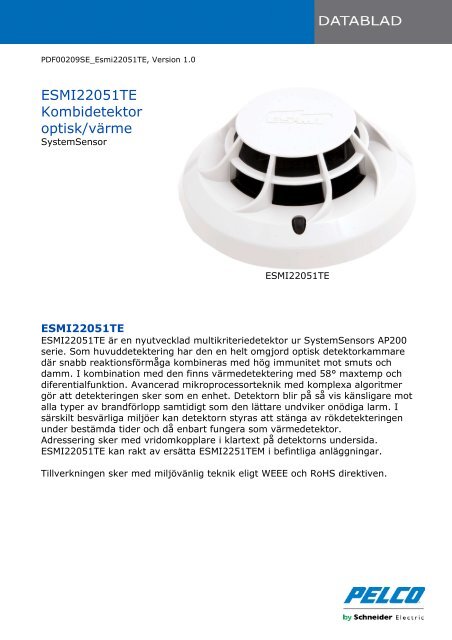 ESMI22051TE Kombidetektor optisk/vÃ¤rme