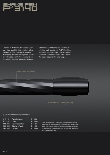 porsche design WRITING TOOLS - Pelikan