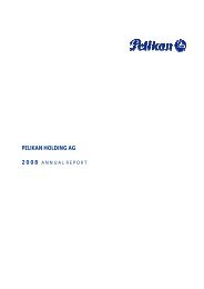 annual report 2008 Pelikan Holding AG