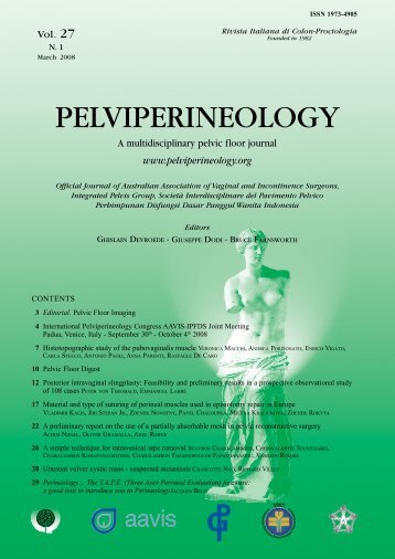 This Issue Complete PDF - Pelviperineology