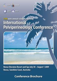 11th aavis annual scientific meeting International Pelviperineology ...