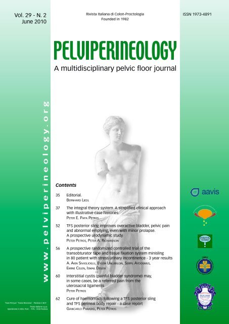 A Multidisciplinary Pelvic Floor Journal Pelviperineology