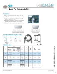 Guide Pin Receptacle Nut - Pencom