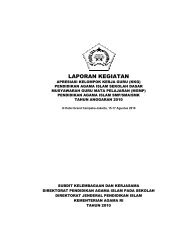 Laporan Kegiatan Pendis Kemenag Ri