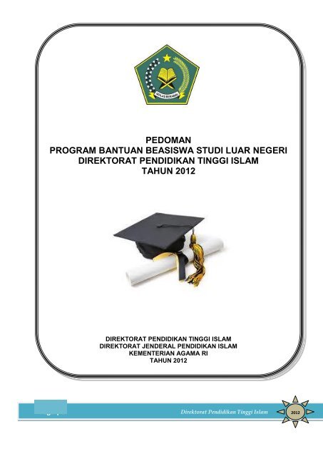 pedoman program bantuan beasiswa studi luar negeri direktorat