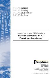 How to become a PTXdist Guru Based on the ... - Pengutronix