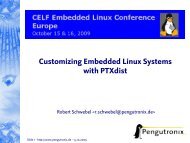 Customizing Embedded Linux Systems with PTXdist