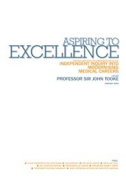 Aspiring to Excellence - Medical Schools Council