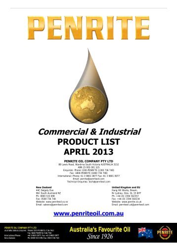 Industrial & Commercial - Penrite