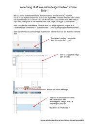Vejledning til at lave almindelige bordkort i Draw Side 1