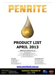 Products - Penrite