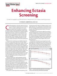 Enhancing Ectasia Screening - Oculus