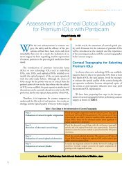 Assessment of Corneal Optical Quality for Premium IOLs ... - Pentacam