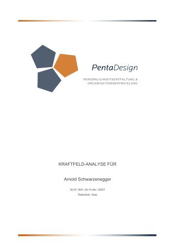 PentaDesign-Kraftfeldanalyse Arnold Schwarzenegger (PDF)