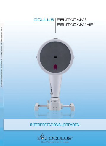 INTERPRETATIONS-LEITFADEN PENTACAM® OCULUS ...