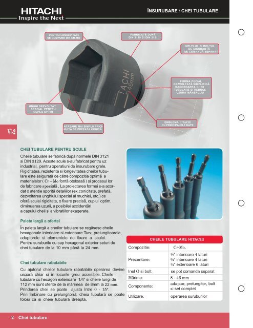 Catalog HITACHI accesorii - SC Pentagon SRL