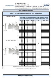 CIRCULAR SAW BLADES FOR WOOD - SC Pentagon SRL