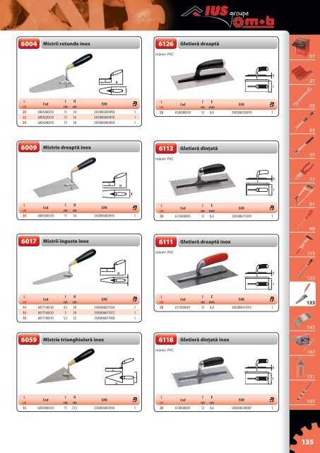 Scule pentru constructii - Rom Info