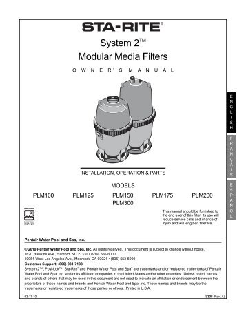 S338_Sys 2 Mod_Rev A_03-17-10 - Pentair