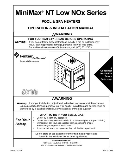 Pentair Head Loss Chart