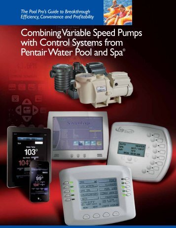 Combining Variable Speed Pumps with Controls Systems - Pentair