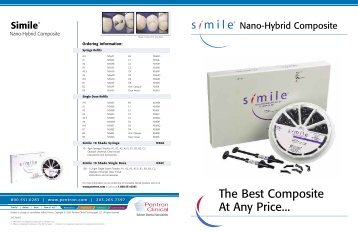 Simile Nano-hybrid Composite - Pentron Clinical