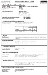 Nano-Bond Dual Cure Activator MSDS - Pentron Clinical