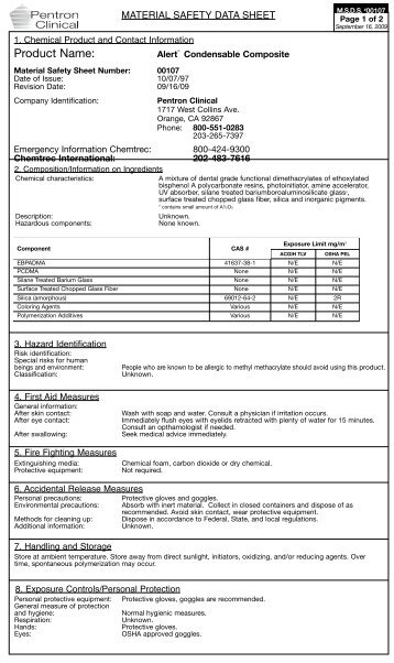 05J192-Alert MSDS.qxd - Pentron Clinical