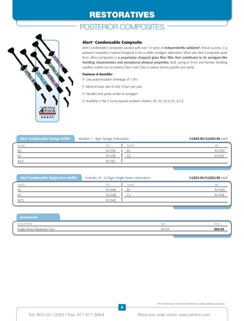 PRODUCT CATALOG - Pentron Clinical