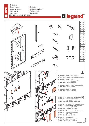 • Disjoncteur • Circuit breaker • Leistungsschalter • Interruptore ...