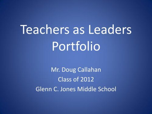 Doug Callahan: Jones MS - Gwinnett County Public Schools