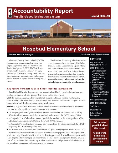 Accountability Report - Gwinnett County Public Schools