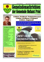 Gemeindezeitung 2006/6 (2 MB) - Gemeinde Hofamt Priel