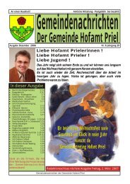 Gemeindezeitung 2006/9 (3,51 MB) - Gemeinde Hofamt Priel