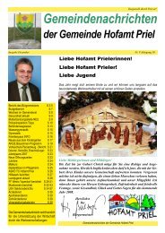 Gemeindezeitung 2007/9 (8,01 MB) - Gemeinde Hofamt Priel