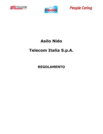 People Caring Asilo Nido Telecom Italia S.p.A.